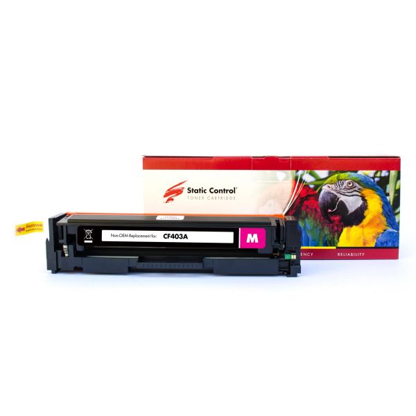 Картридж сумісний Static Control Parrot для Canon 045 / HP 201A magenta