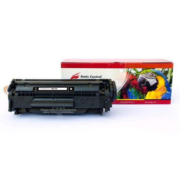 Картридж совместимый Static Control Parrot для HP 12A (Q2612A) / Canon 703 Black