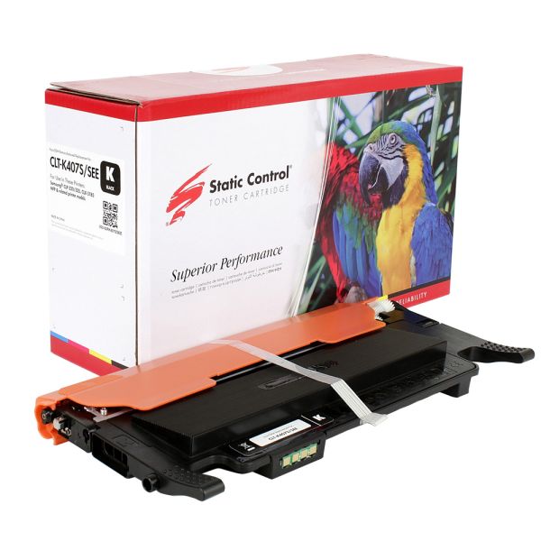 картридж Static Control Parrot з заправкою Samsung CLT-K407S black