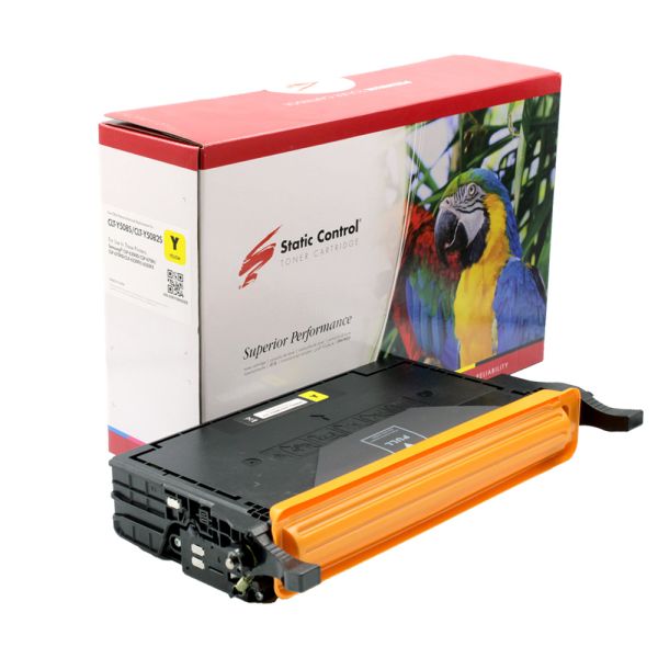 картридж Static Control Parrot з заправкою Samsung CLT-Y508S yellow