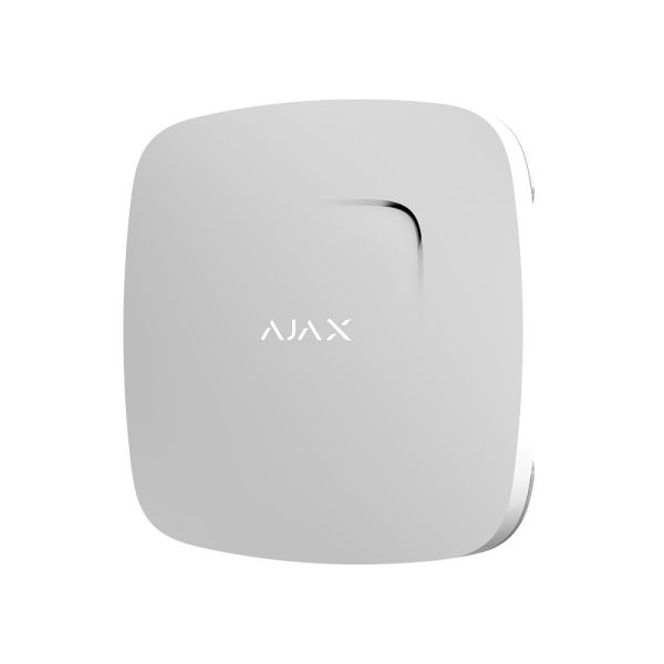 Ajax FireProtect Plus белый - беспроводной датчик детектирования дыма и угарного газа.