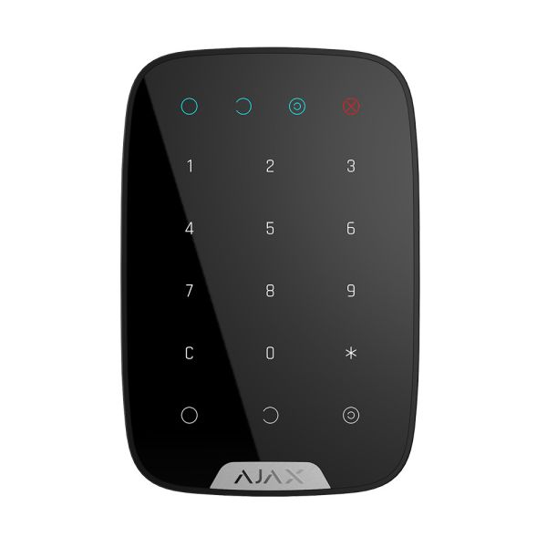 Ajax KeyPad черная беспроводная сенсорная клавиатура.