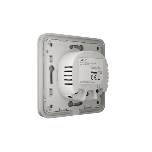 Вимикач Ajax LightSwitch 1-клавішний Oyster