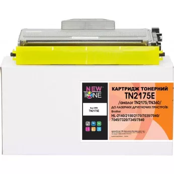 Картридж тон. NEWTONE для Brother HL-2140/2150/2170 аналог TN2175/TN360 Black ( 2600 ст.) (TN2175E)