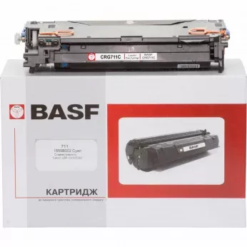 Картридж тон. BASF для Canon LBP-5300/5360 аналог 1659B002 Cyan ( 6000 ст.) (BASF-KT-711-1659B002)