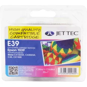 Картридж JetTec для Epson Stylus C41/C43/C45 аналог C13T03904A Color (110E003913)