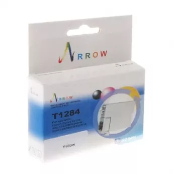 Картридж Arrow для Epson Stylus SX125/SX420W/SX425W аналог С13T12844010 Yellow (T1284)