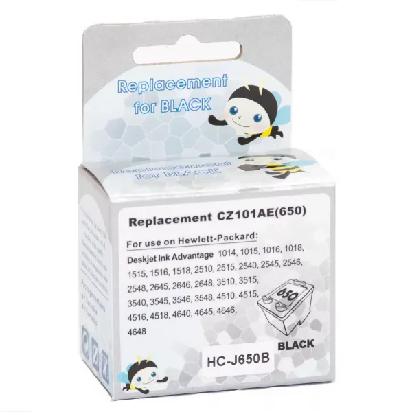 Картридж MicroJet для HP DJ 1015/4515 аналог HP №650 (CZ101AE) Black (HC-J650B)