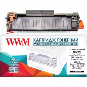 Картридж совместимый WWM для HP 78A (CE278A) / Canon 728 Black