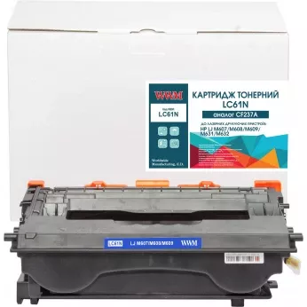 Картридж тон. WWM для HP LJ M607/M608/M609/M631/M632 аналог CF237A ( 11000 ст.) (LC61N)