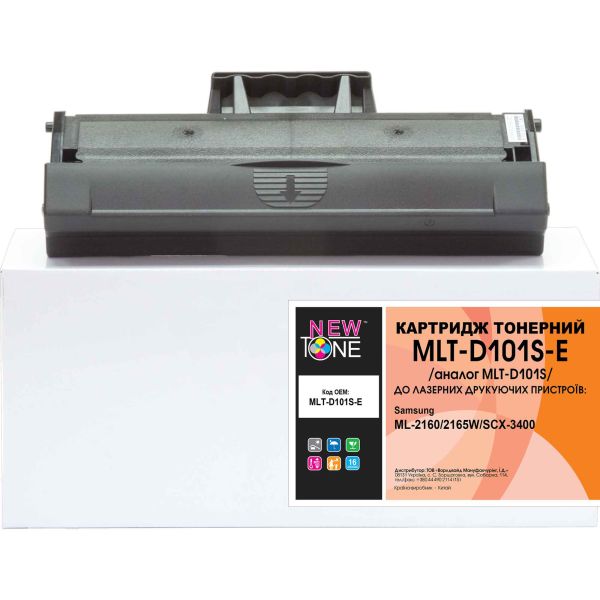 Картридж тон. NEWTONE для Samsung ML-2160/2165W/SCX-3400 аналог MLT-D101S Black ( 1500 ст.) (MLT-D101S-E)