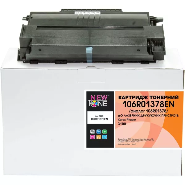 Картридж тон. NEWTONE для Xerox Phaser 3100 аналог 106R01378 Black ( 3000 ст.) (106R01378EN)