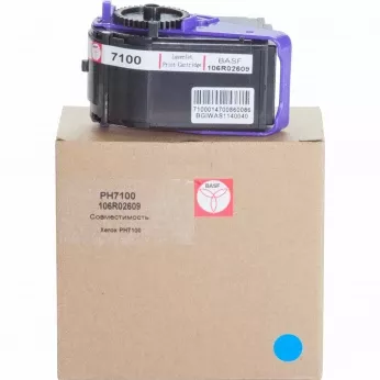 Картридж тон. BASF для Xerox Phaser 7100 аналог 106R02609 Cyan ( 9000 ст.) (BASF-KT-106R02609)