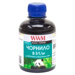 Чернило WWM для Brother DCP-T300/T500W/T700W 200г Black пигментное (B51/BP)