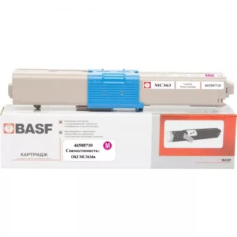 Картридж тон. BASF для OKI MC363dn аналог 46508710 Magenta ( 3000 ст.) (BASF-KT-46508710)