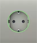 Центральна панель для вбудованої розетки Ajax СenterCover (smart) Oyster