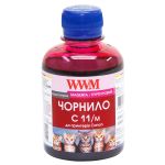 Чорнило WWM для Canon CL-511С/CL-513С/CLI-521M 200г Magenta водорозчинне (C11/M)