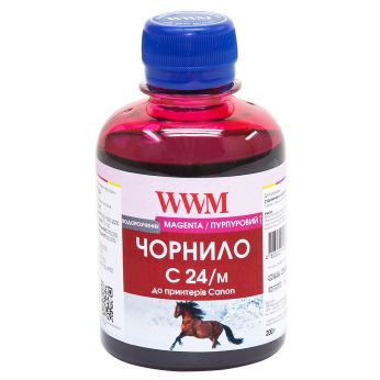 Чернила WWM для Canon BCI-24C 200г Magenta водорастворимые (C24/M)