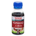 Чорнило WWM Canon PG-40Bk/PG-50Bk/PGI-5Bk 100г Black пігментне (C40/BP-2)