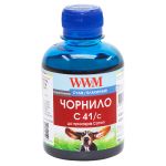 Чорнило WWM для Canon CL-41C/CL-51C/CLI-8C 200г Cyan водорозчинне (C41/C)