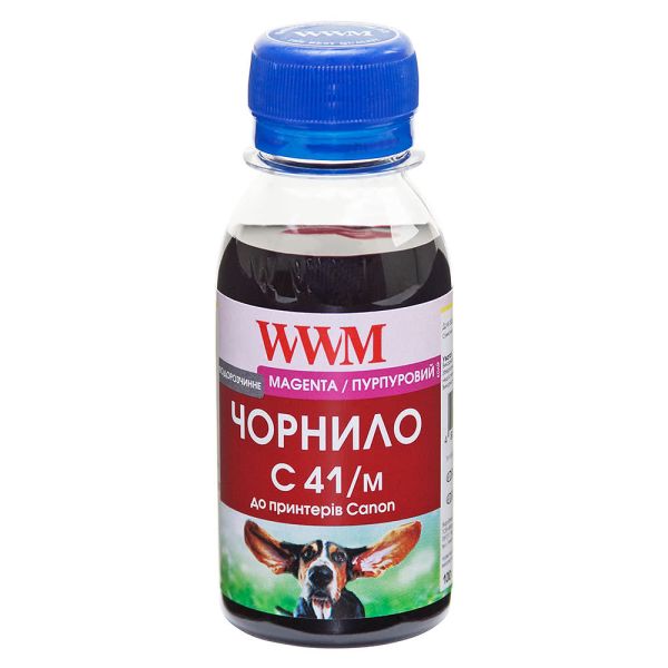 Чернила WWM для Canon CL-41C/CL-51C/CLI-8M 100г Magenta водорастворимые (C41/M-2)