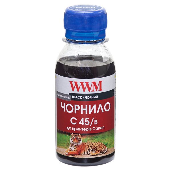 Чернило WWM для Canon CLI-451B 100г Black водорастворимое (C45/B-2)