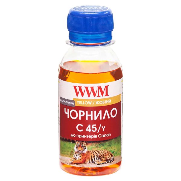 Чернило WWM для Canon CL-441/CL-446/CLI-451Y 100г Yellow водорастворимый (C45/Y-2)