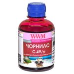 Чернила WWM GI-490M для Canon Pixma G1400/2400/3400 200г Magenta водорастворимая (C49/M)