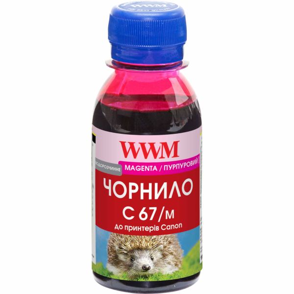 Чернило WWM для Canon PFI-107M 100г Magenta водорастворимое (C67/M-2)