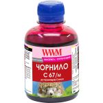 Чорнило WWM для Canon PFI-107M 200г Magenta водорозчинне (C67/M)