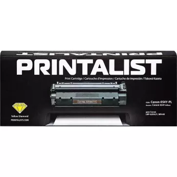 Картридж тон. PRINTALIST для Canon LBP-620/621, MF640 аналог Canon 054 Yellow ( 1200 ст.) (Canon-054Y-PL)