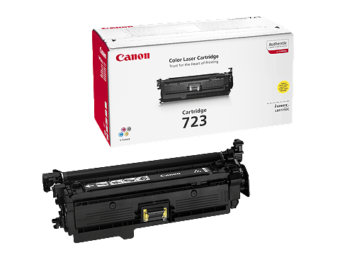 Картридж оригинальный с заправкой Canon 723 Yellow