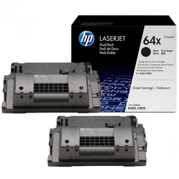 Картридж 64X чорний HP (CC364XD)