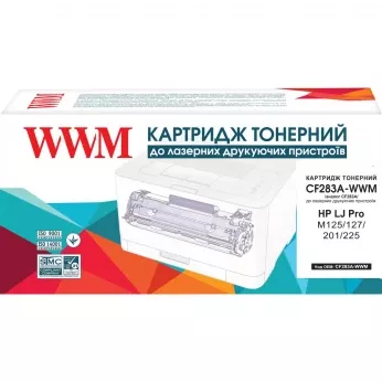 Картридж совместимый WWM для Canon 737 / HP 83A (CF283A)