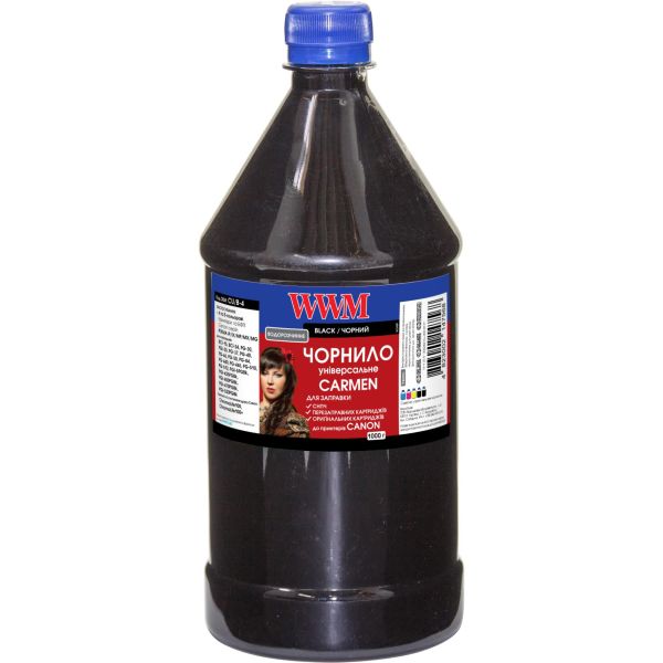 Чернило WWM CARMEN для Canon 1000г Black водорастворимое (CU/B-4)