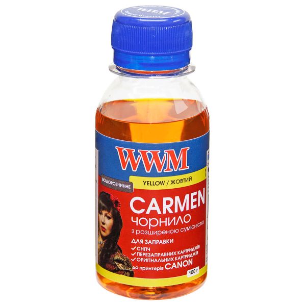 Чорнило WWM CARMEN для Canon 100г Yellow водорозчинне (CU/Y-2)
