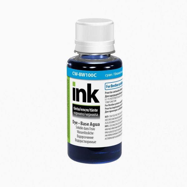 Чорнило ColorWay Brother Universal C Dye-based 100 ml (CW-BW100C01)