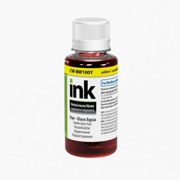 Чорнило ColorWay до Brother Universal Y Dye-based 100 ml (CW-BW100Y01)