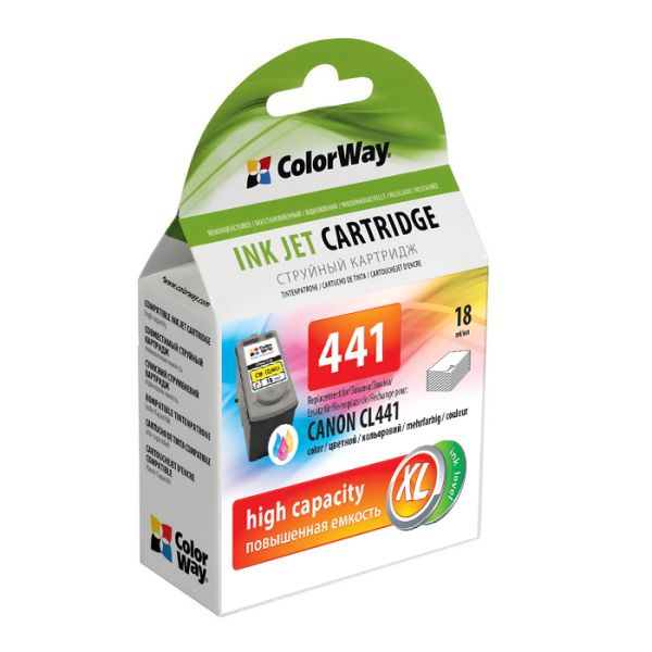 Картридж струменевий ColorWay сумісний з Canon CL-441 (CW-CCL441-I)