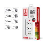 Мережевий фільтр-подовжувач СolorWay 4 розетки/4USB (1QC3.0 + 3 AUTO ID) white