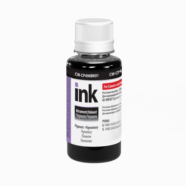 Чорнило ColorWay Canon CW490 BK Pigment 100 ml (CW-CP490BK01)