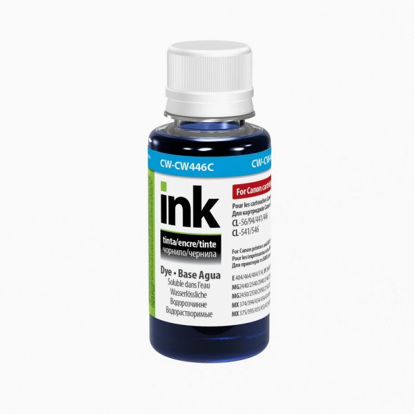 Чернила ColorWay Canon CW446 C Dye-based 100 ml (CW-CW446C01)