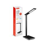 Настільна LED лампа ColorWay з бездротовою зарядкою і USB black (CW-DL01WC-B)