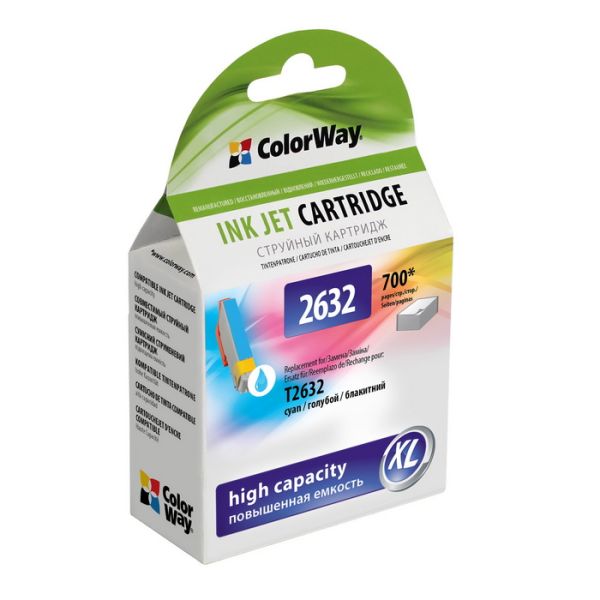 Картридж струменевий ColorWay сумісний з Epson 26/26XL (CW-EPT2632)