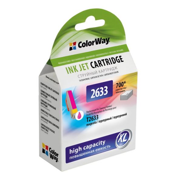 Картридж струменевий ColorWay сумісний з Epson 26/26XL (CW-EPT2633)