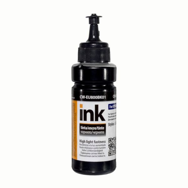 Чернила ColorWay для Epson EU800 BK UV Dye-based 100 ml (CW-EU800BK01)