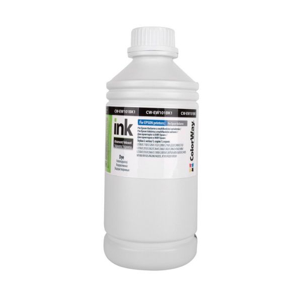 Чорнило ColorWay для Epson EW101 BK Dye-based 1000 ml (CW-EW101BK1)