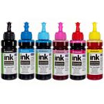 Комплект чорнил ColorWay до Epson EW650 BK/C/M/Y/LC/LM Dye-based 6 x 100 ml (CW-EW650SET01)