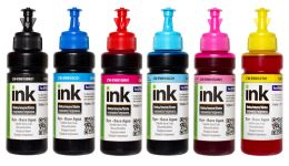 Комплект чорнил ColorWay до Epson EW810 BK/C/LC/LM/M/Y Dye-based 6 x 100 ml (CW-EW810SET01)