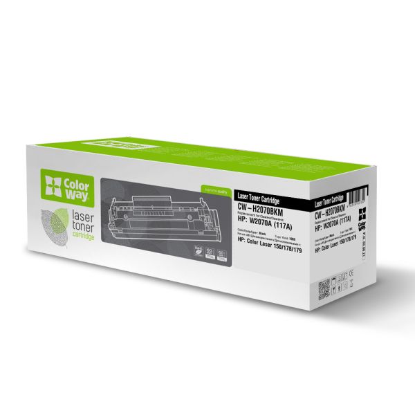 Картридж лазерний ColorWay для HP W2070A (117A) (CW-H2070BKM)